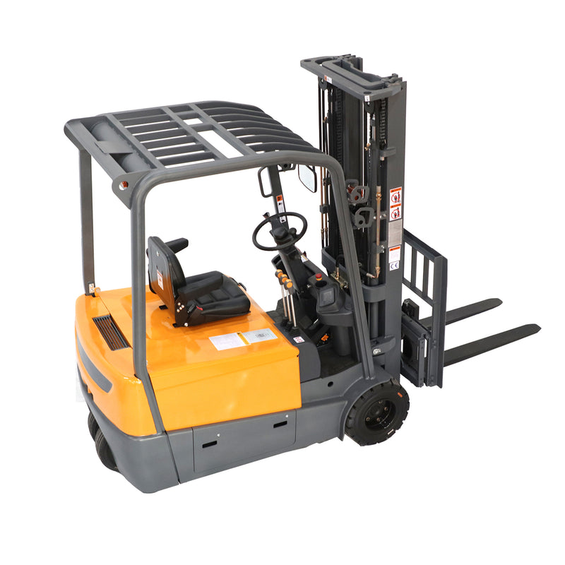 3 Wheels Lithium-ion Battery Forklift with Heating Film 4400lbs Cap. 220" Lifting A-4003