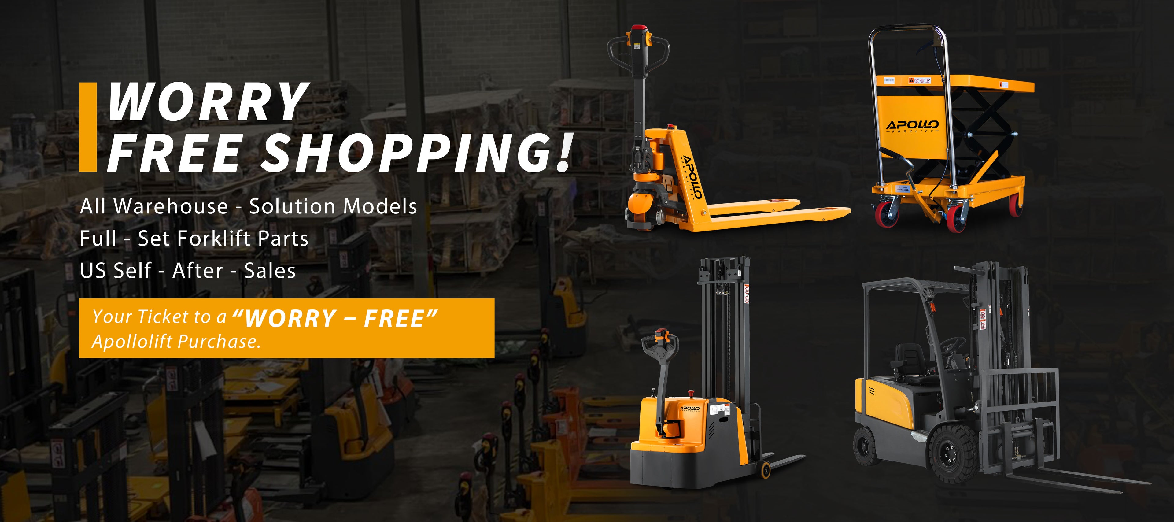 Apollo Forklifts LLC Specially Designed for Demand - Official Site