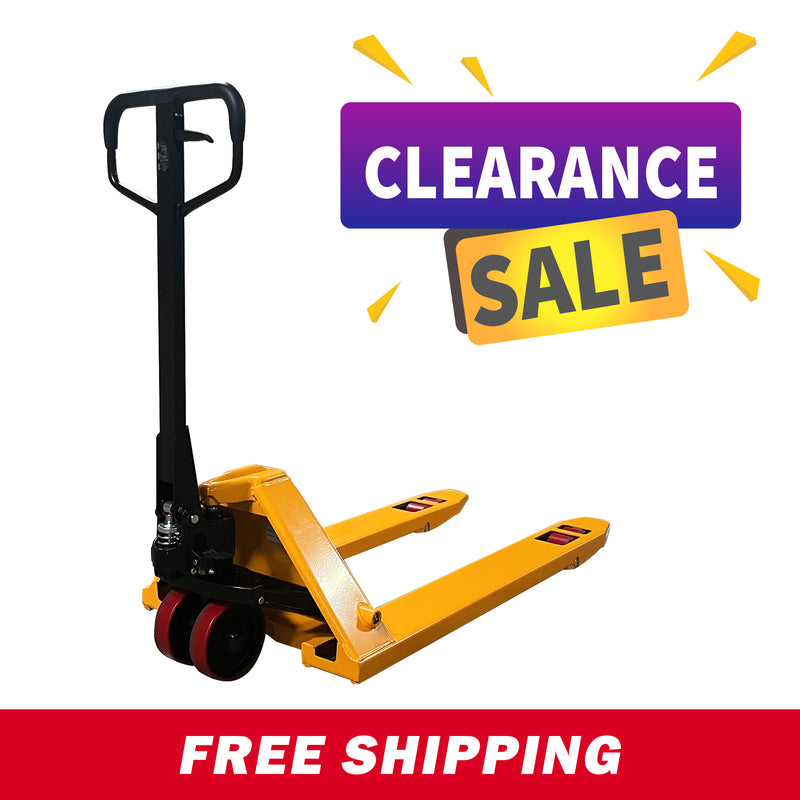 Heavy Duty Manual Hand Pallet Jack for Material Handling 7700 lbs 48" x27"Fork