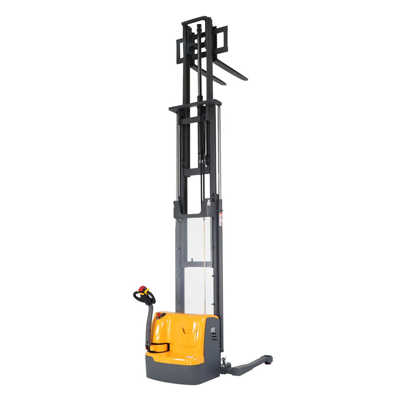 Apollolift Powered Forklift Full Electric Walkie Stacker 3300 lbs Cap. 220"Lifting A-3030