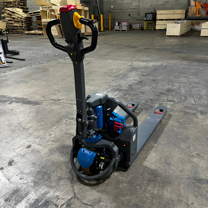 Used Lithium Battery Powered Pallet Truck 3300lbs Cap. 45" x21"