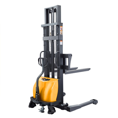 Semi-Electric Straddle Stacker  2200Lbs Cap. 98" Lifting