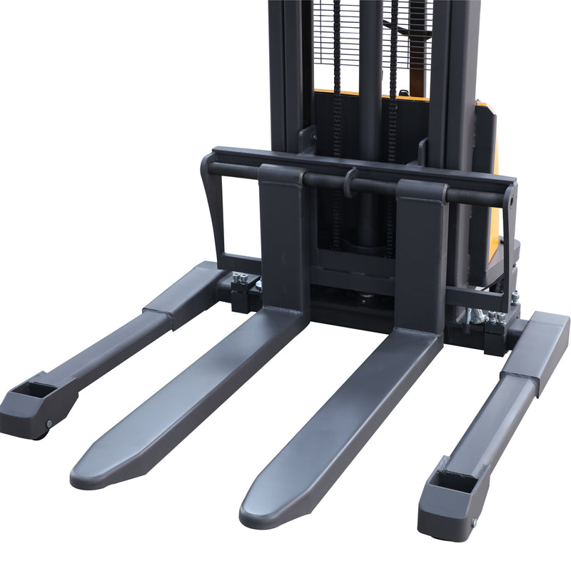 Power Lift Straddle Stacker 3300Lbs 98"Lifting (6992584736936)