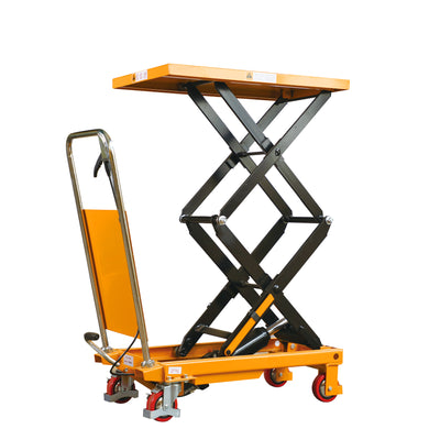 Double Scissor Lift Table 330lbs 43.3" Lifting Height