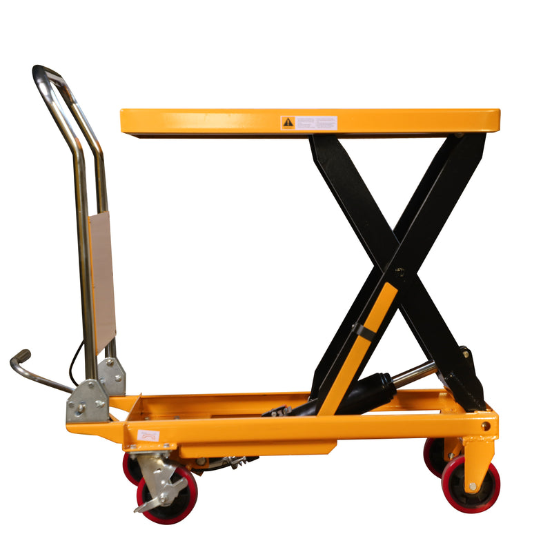 Single Scissor Lift Table 660 lbs. 35.4" lifting height