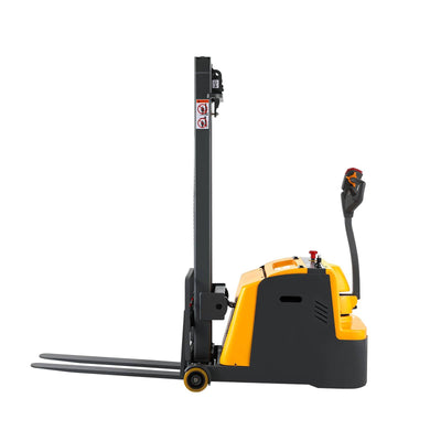 Counterbalanced Electric Stacker 2200lbs Straddle Legs. 118" High (7978721345766)