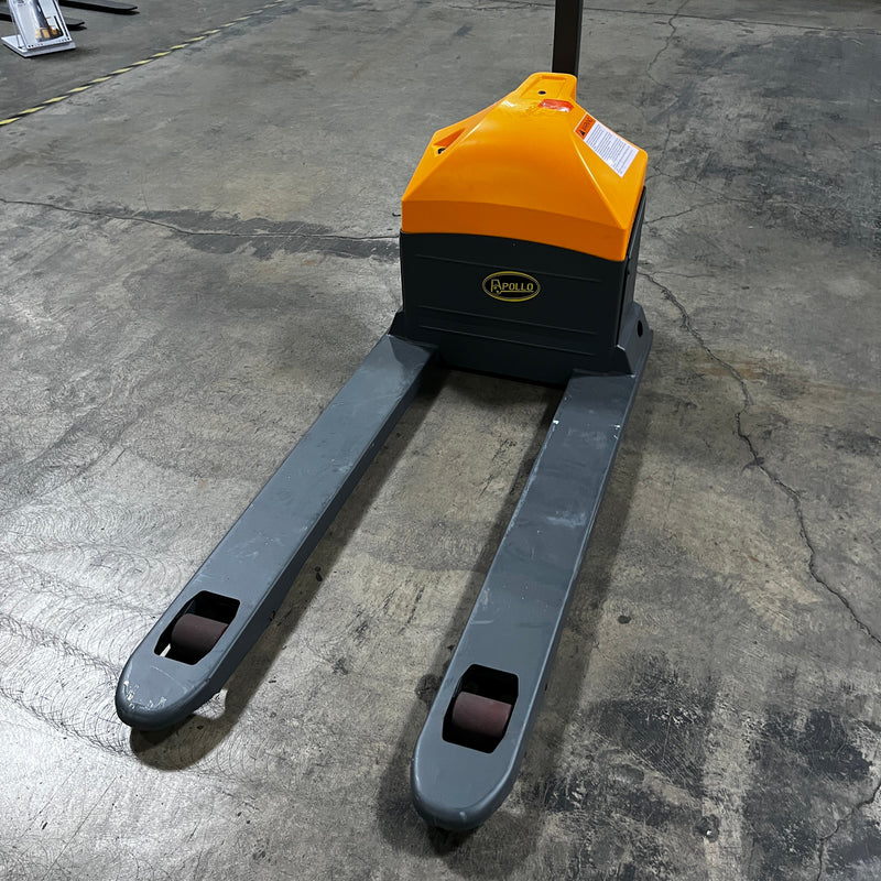 Used Full Electric Pallet Jack With Emergency Key Switch 3300lbs Cap. 48" x27"